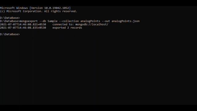 mongodb command prompt смотреть онлайн
