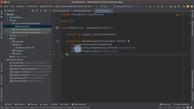 View Binding для доступа к элементам экрана в Android Studio. Урок 4 // Калькулятор чаевых на Kotli смотреть онлайн