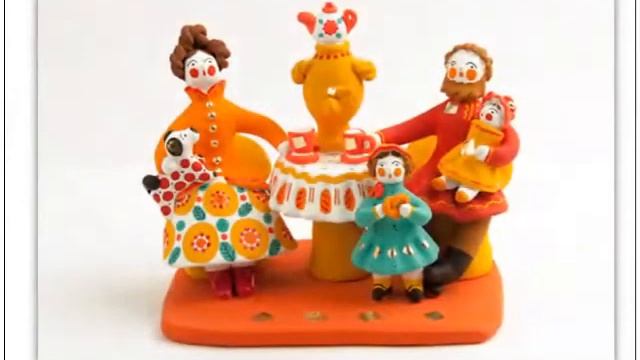 Дымковская игрушка смотреть онлайн