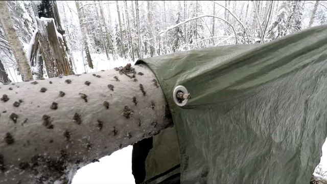 ГАМАК VS ПАЛАТКА ЗИМОЙ! Кто ПОБЕДИТ? Что ЛУЧШЕ? смотреть онлайн