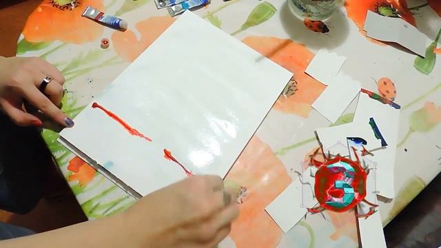 РИСУЕМ КАРТОНОМ, ЗАЧЕМ НУЖНЫ КИСТИ?! | Фантастические замки | A.Rotto смотреть онлайн