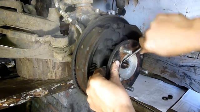 как снять ступицу ЛУАЗ смотреть онлайн