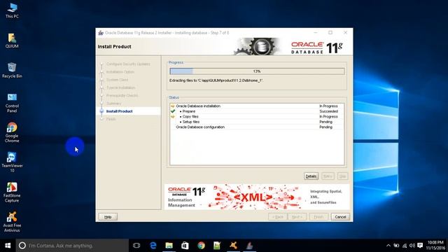 Install Oracle Database 11g | Muhammad Abdul Quium (V-14) смотреть онлайн