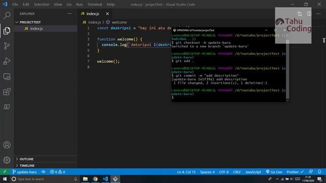 Tutorial Git & Github untuk begginer Bahasa Indonesia смотреть онлайн