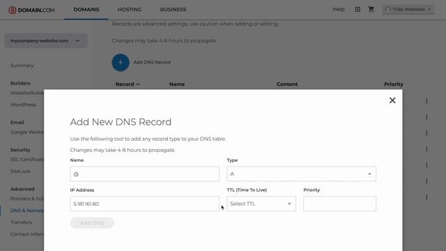 How To Connect Custom Domain To a Tilda Website | By Pointing It To an IP Address смотреть онлайн