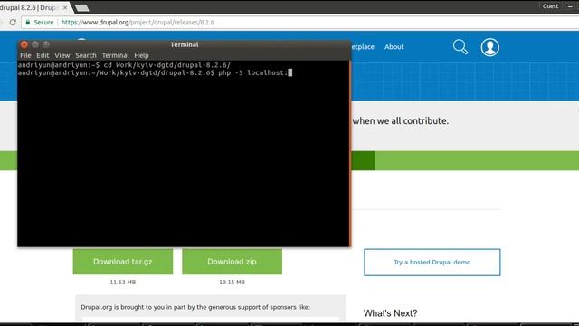 Kyiv DGTD - Встановлення Drupal 8.2.6 на базі навчального Drupal-оточення смотреть онлайн