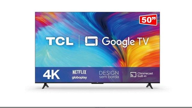 Smart TV LED 50 4K UHD TCL 50P635 Google TV, Wifi, HDMI , PRETO смотреть онлайн