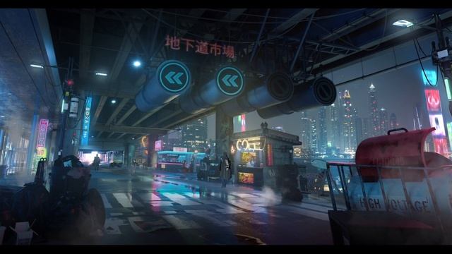 #photoshop #blender Underpass - Matte painting video process. смотреть онлайн