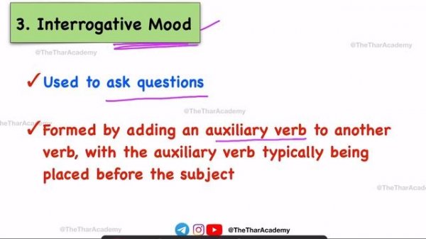 Types of moods in English grammar: Indicative, Imperative, Subjunctive, conditional (Hindi)