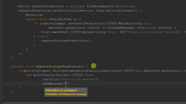 Runtime Permissions Request in Android смотреть онлайн