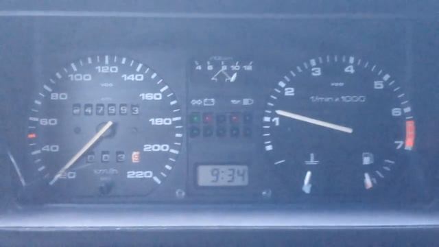 Golf 2. Приборка с расходомером.