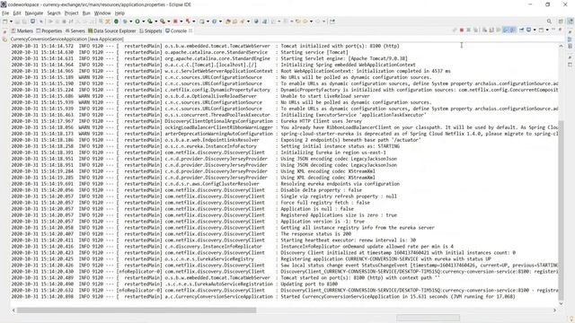 Step 26. Connecting Currency exchange microservice with Eureka server смотреть онлайн