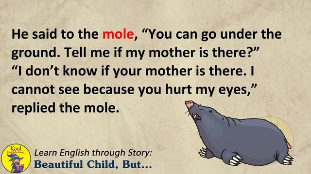Learn English Through Story - Level 1 – Beautiful Child, But…