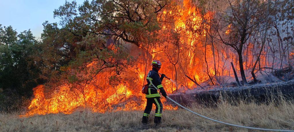 Ужасный пожар во Франции. смотреть онлайн