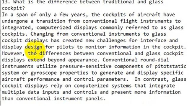 Отвечаем на вопрос What is the difference between traditional and glass cockpit? смотреть онлайн