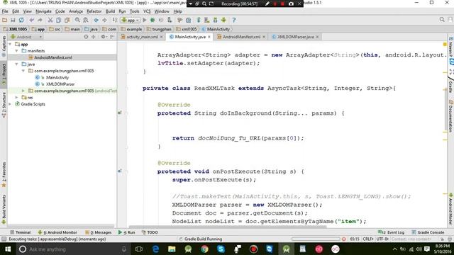 [Android 2302] Đọc HTML, JSON 2016 05 10 смотреть онлайн