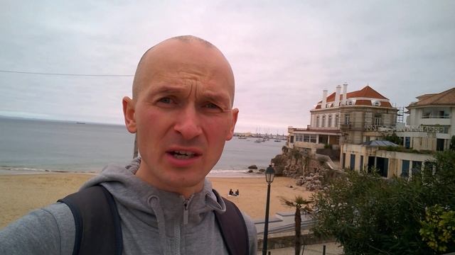 Португалия, Кашкайш, Атлантический океан (мой первый раз на океане) смотреть онлайн