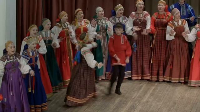 "Колядование на Святки". Образцовый фольклорный коллектив "Воробейка". смотреть онлайн