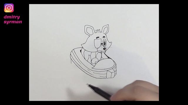How to draw Foxy, FNAF Funko Racers, Как нарисовать Фокси, ФНАФ Фанко Гонки смотреть онлайн