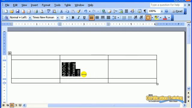 Rotate Text in a Table смотреть онлайн