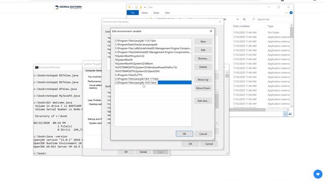 Daniel Liang Java JDK Path Setting on Windows смотреть онлайн
