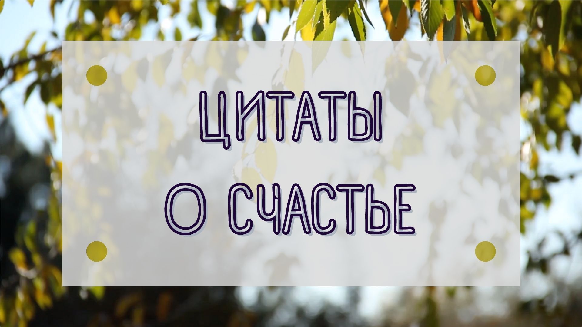 ЦИТАТЫ О СЧАСТЬЕ ЧАСТЬ 2