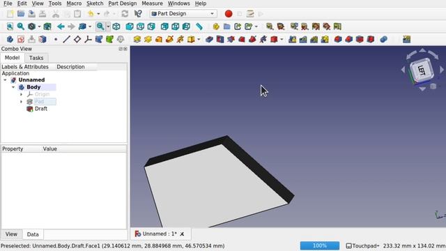 Understanding FreeCAD Lesson 12 Draft faces and rotate / angle edges | Part Design | Beginners Guid смотреть онлайн