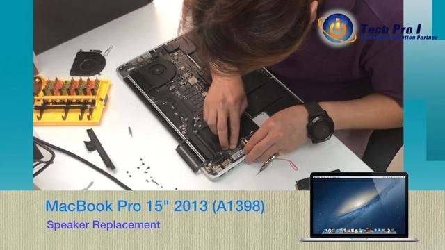 MacBook Pro A1389 Speaker Replacement смотреть онлайн