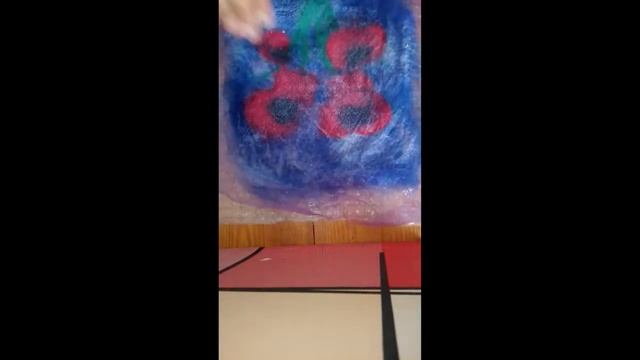 Панно-картина. Мокрое валяние из шерсти смотреть онлайн