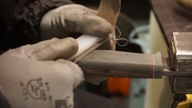 Forged knife №128 from K110 Bohler смотреть онлайн