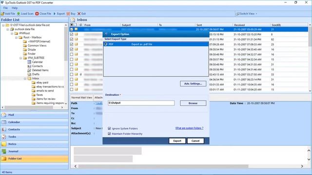 Save Multiple Outlook OST File Emails into PDF File Format смотреть онлайн