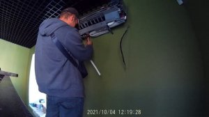 Монтаж (навеска) внутреннего блока кондиционера.