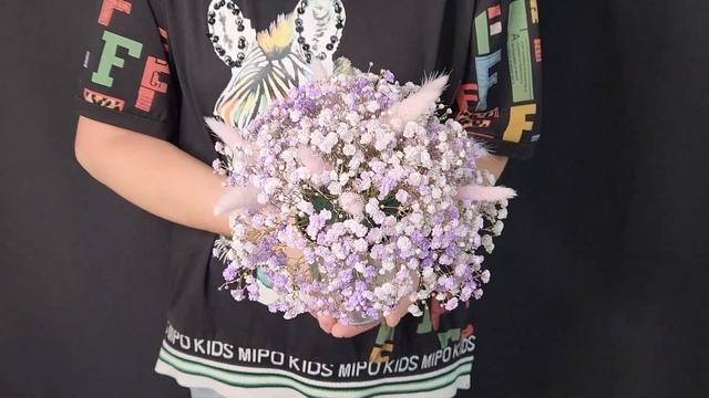 Букет из радужной гипсофилы Florellesi id 1202 смотреть онлайн