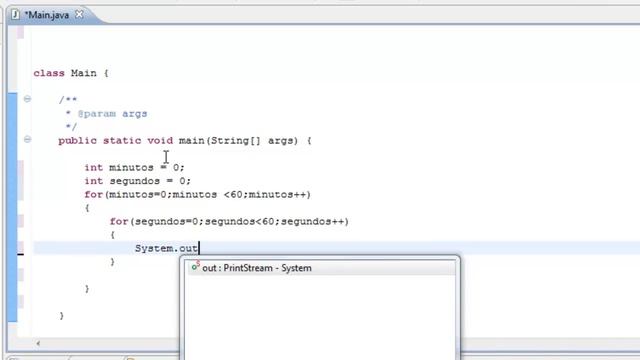 Como hacer un cronometro en Java en tiempo real(impresion en consola) смотреть онлайн