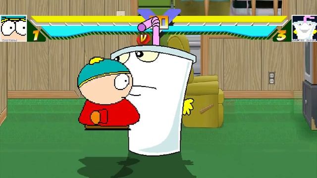 Eric Cartman (South Park) vs Master Shake (Aqua Teen) - Ultimate Mugen Fight 2015 смотреть онлайн