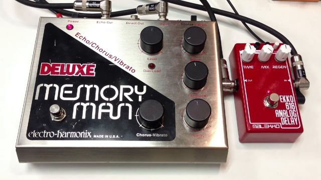 Electro Harmonix Deluxe Memory Man vs Malekko Ekko 616 Analog Echo смотреть онлайн