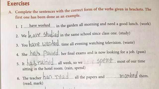 The Present and Past Perfect Tense| Chapter 12| English Grammar| Class VII смотреть онлайн