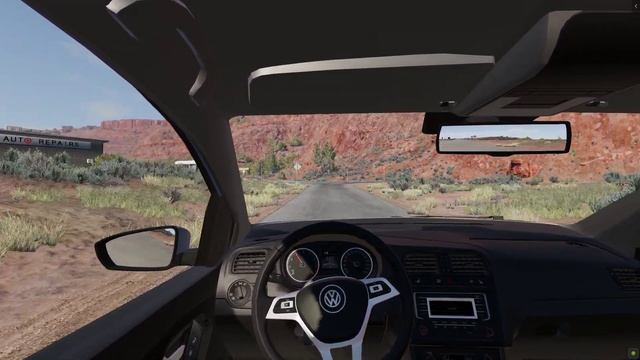 POV TEST Drive VOLKSWAGEN POLO - BeamNG Drive