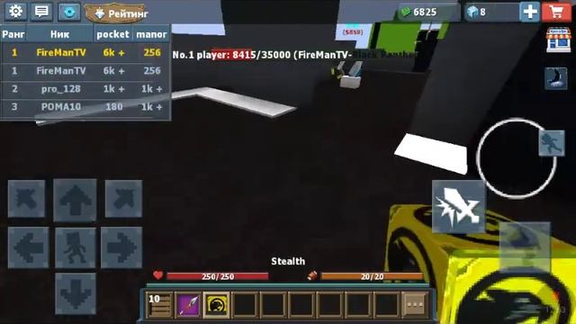 Blockman GO. Hero Tycoon 2 #1. Премиум Черная пантера. смотреть онлайн