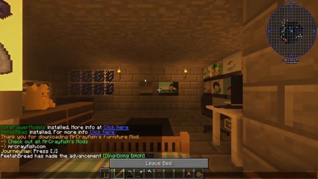 TOURING MY MINECRAFT WORLD WITH NEW GRAPHICS... a creeper blew up my house смотреть онлайн
