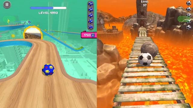 Going Balls Vs Sky Rolling Ball 3D, Action Balls, Rolling Ball Sky Escape, Rollance Adventure Balls