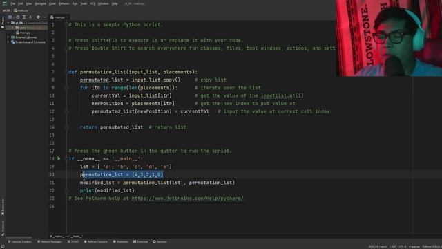 Applying Permutations to Arrays - Coding Interview Problem (Python Solution) смотреть онлайн