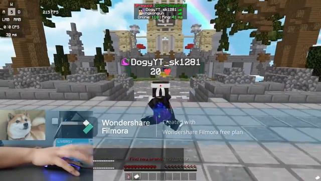 Minecraft Pvp montage + handcam and mouse смотреть онлайн