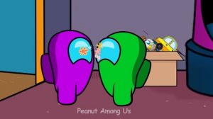 Among Us Sonic VS Knuckles & Shadow to rescue Amy - 어몽어스 Peanut among us animation