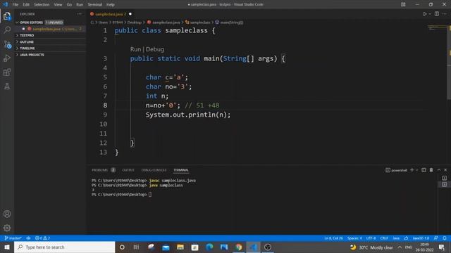 Convert char to int in java using 3 ways | Char to integer datatype conversion смотреть онлайн