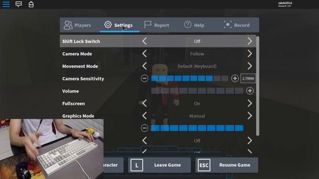 HƯỚNG DẪN CÁCH BẬT SÍP LỐC (SHIFT LOCK) SIÊU CHI TIẾT TRONG ROBLOX смотреть онлайн