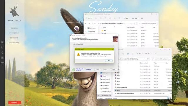 PES21 Error 404 Solution