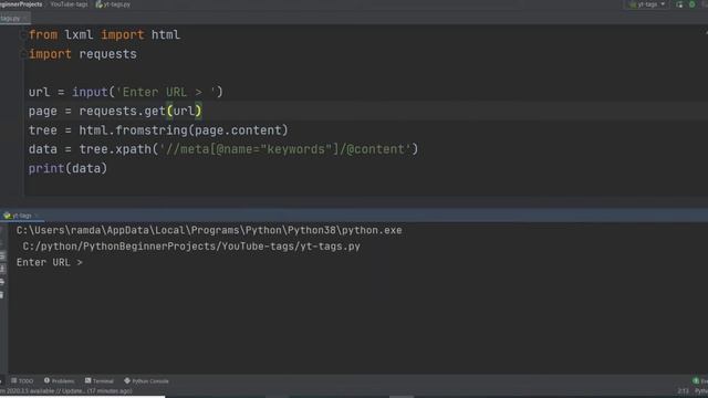 Python web scraping tutorial - Intermediate Python projects смотреть онлайн