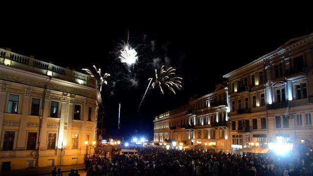 Салют в честь 219-летия Одессы