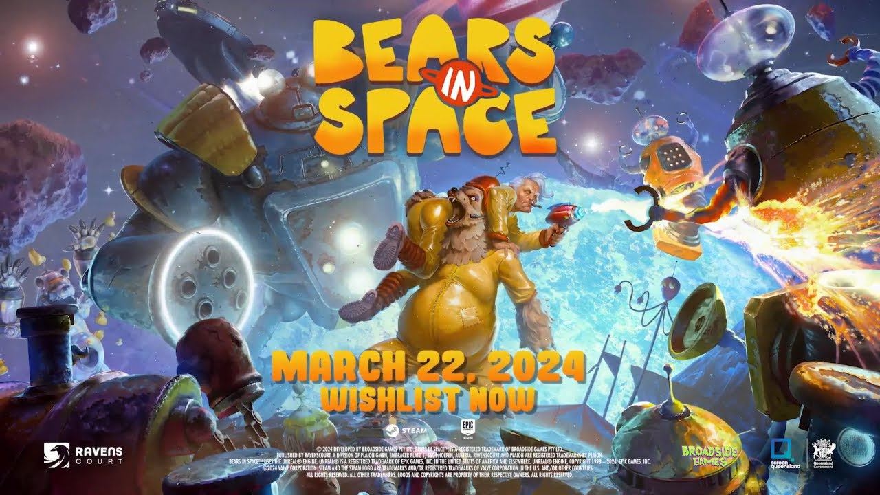 BEARS IN SPACE Release date March 22 2024 PC смотреть онлайн